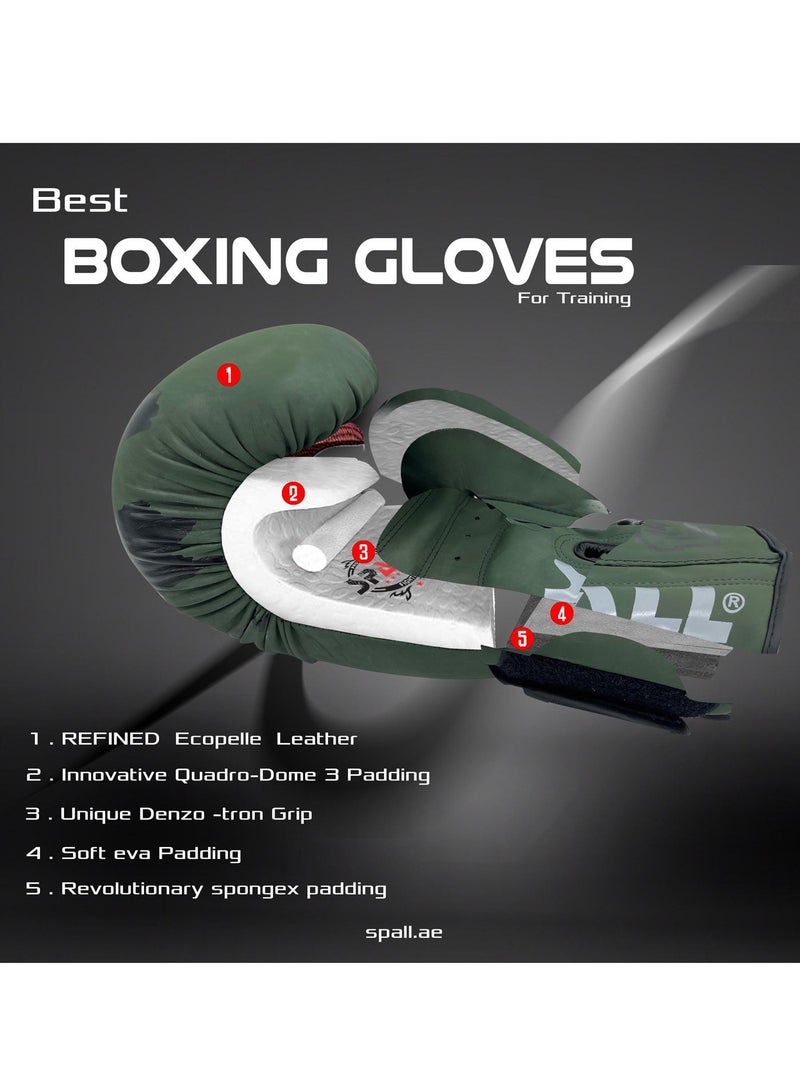 Spall Professional Boxing Gloves For Strong Punches Sparring And Kickboxing Fighting Punch Bag Workout Muay Thai And Training - Image 3